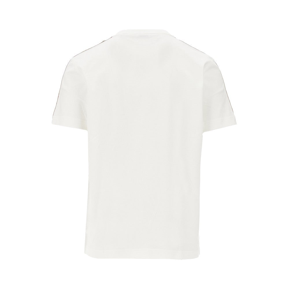 BURBERRY Burberry Men T-Shirt With Check Trimmings