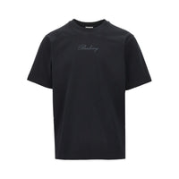 Burberry Men Burberry Check Logo T-Shirt