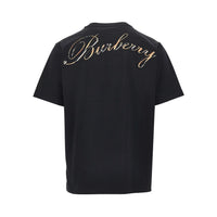 Burberry Men Burberry Check Logo T-Shirt
