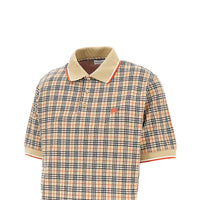 BURBERRY Burberry Men Check Jersey Polo Shirt