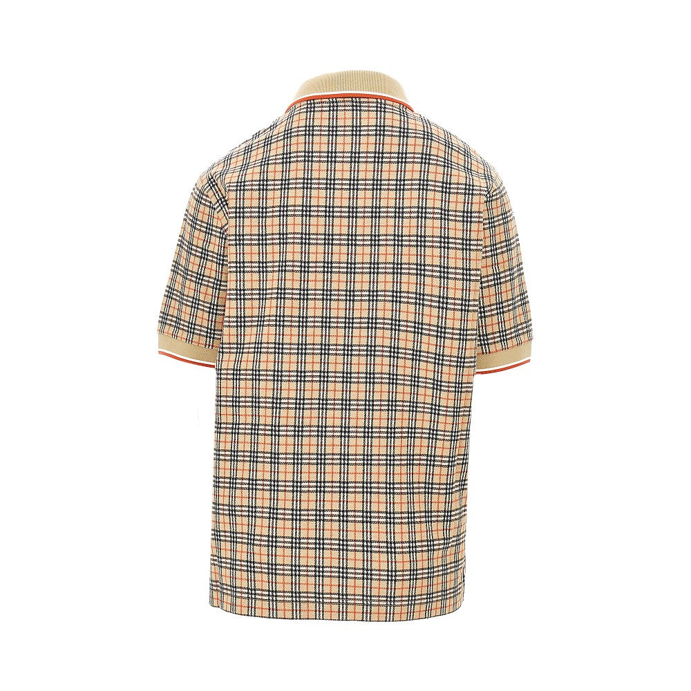 BURBERRY Burberry Men Check Jersey Polo Shirt