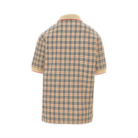 BURBERRY Burberry Men Check Jersey Polo Shirt