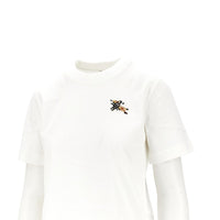Burberry Women Knight Check Embroidery T-Shirt