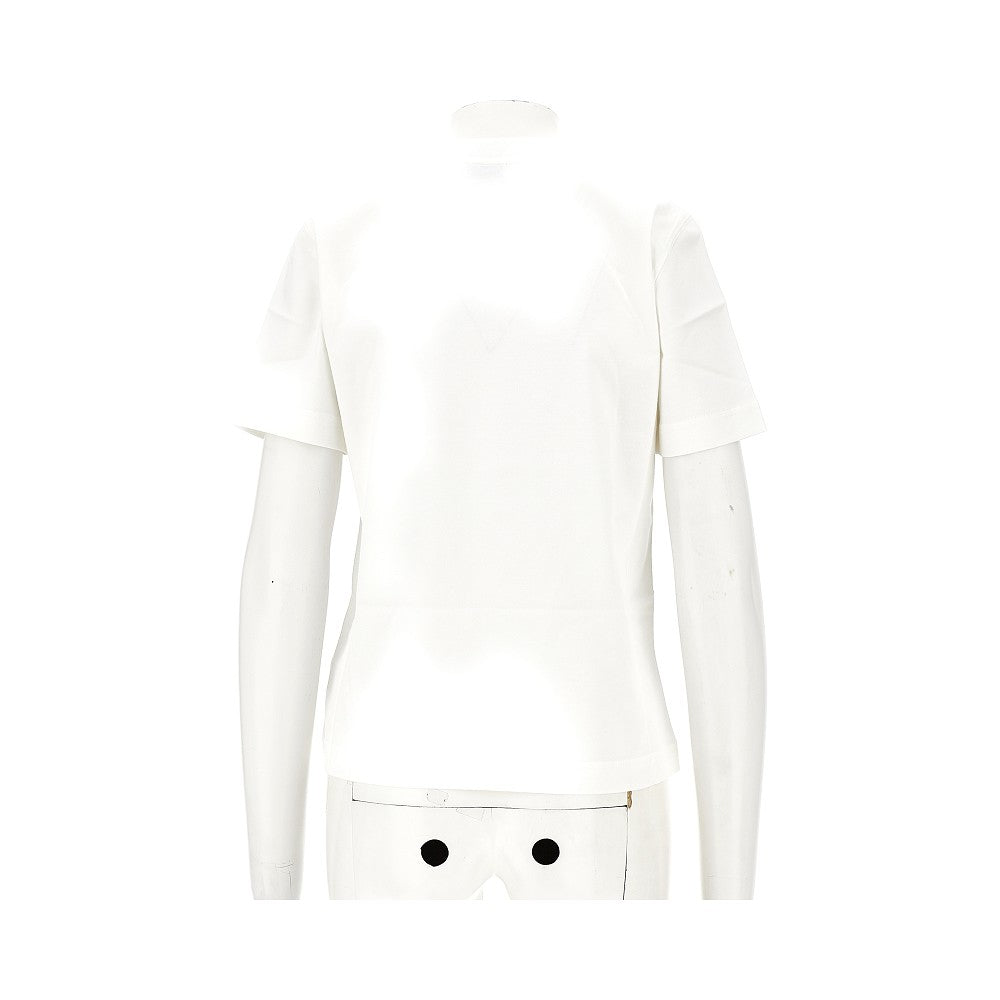 Burberry Women Knight Check Embroidery T-Shirt