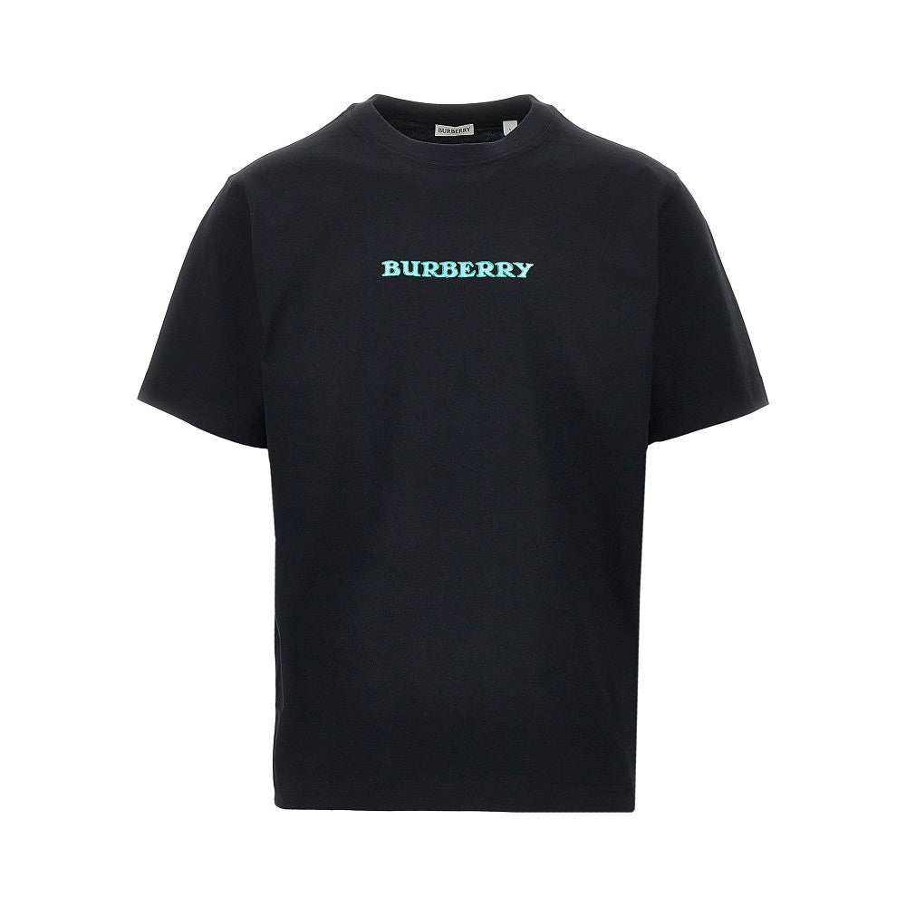Burberry Men Heritage Logo Print T-Shirt