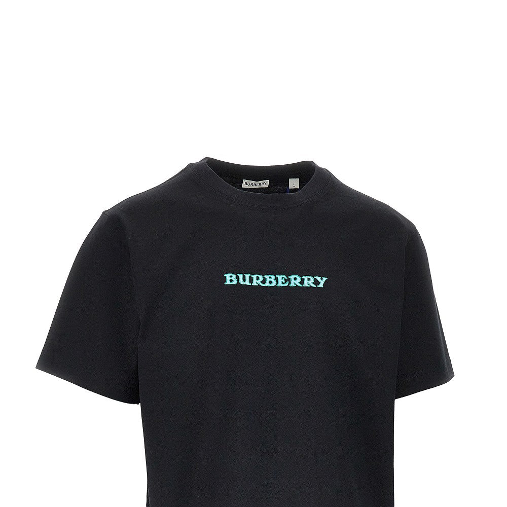 Burberry Men Heritage Logo Print T-Shirt