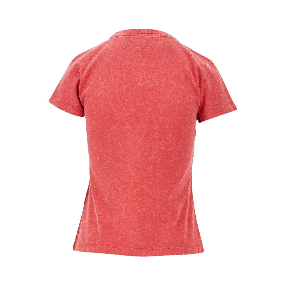 Ganni Women Jersey T-Shirt With 'Cherry' Print