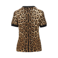 Dolce&Gabbana Women Leopard-Print Jersey T-Shirt