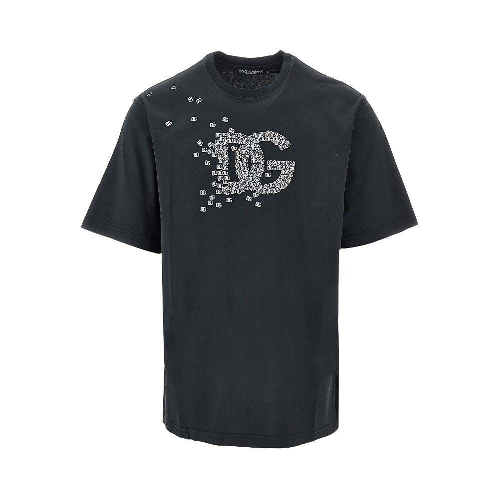 Dolce&Gabbana Men 3D Logo Print T-Shirt