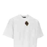 Dolce&Gabbana Men Embroidered Patch Boxy T-Shirt