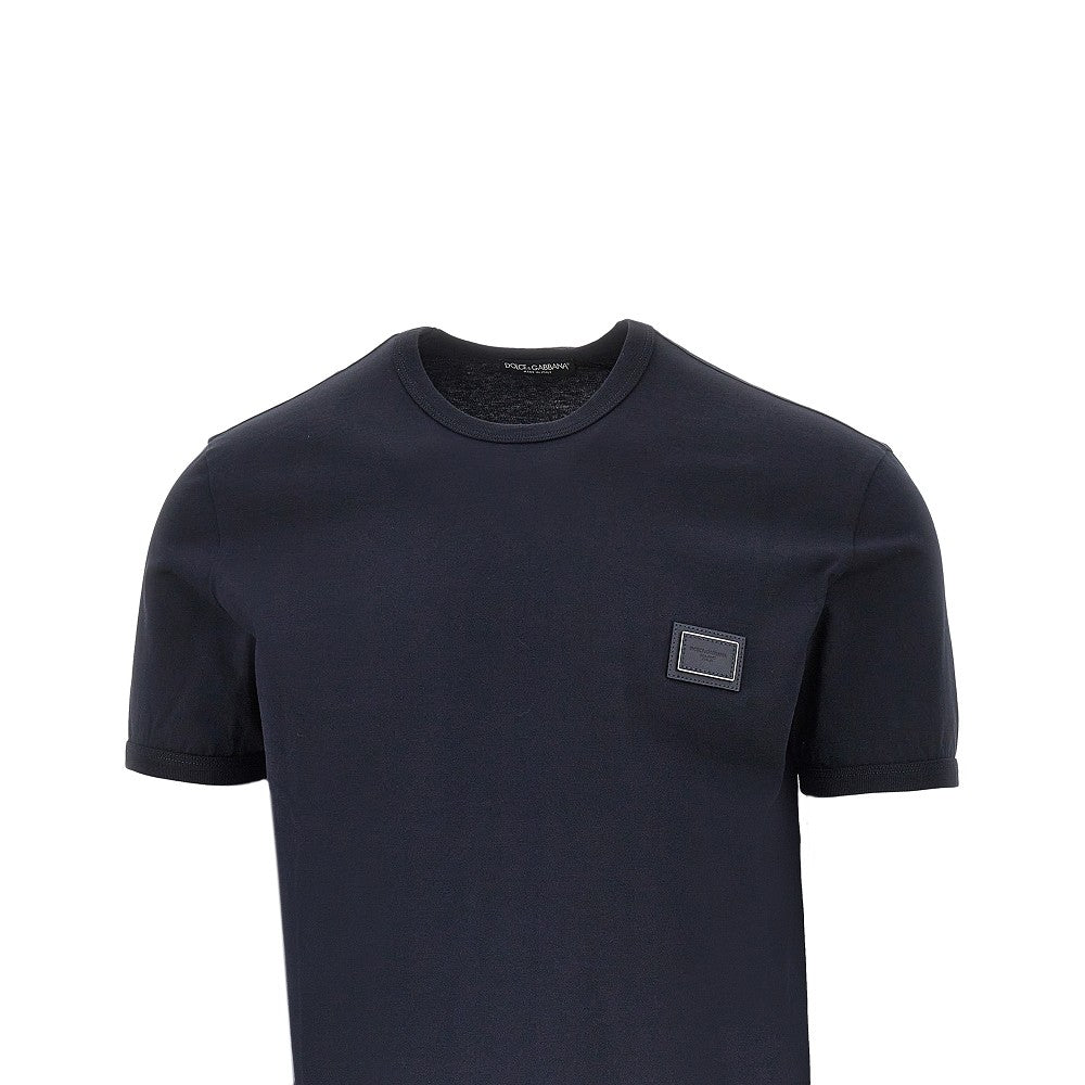 Dolce&Gabbana Men Logo Plate T-Shirt