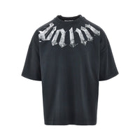 PALM ANGELS Palm Angels Men Neck Logo Loose Fit T-Shirt