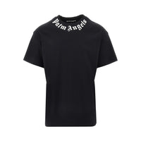 PALM ANGELS Palm Angels Men Neck Logo Print T-Shirt