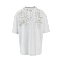 Maison Margiela Men Logo Print Oversized T-Shirt