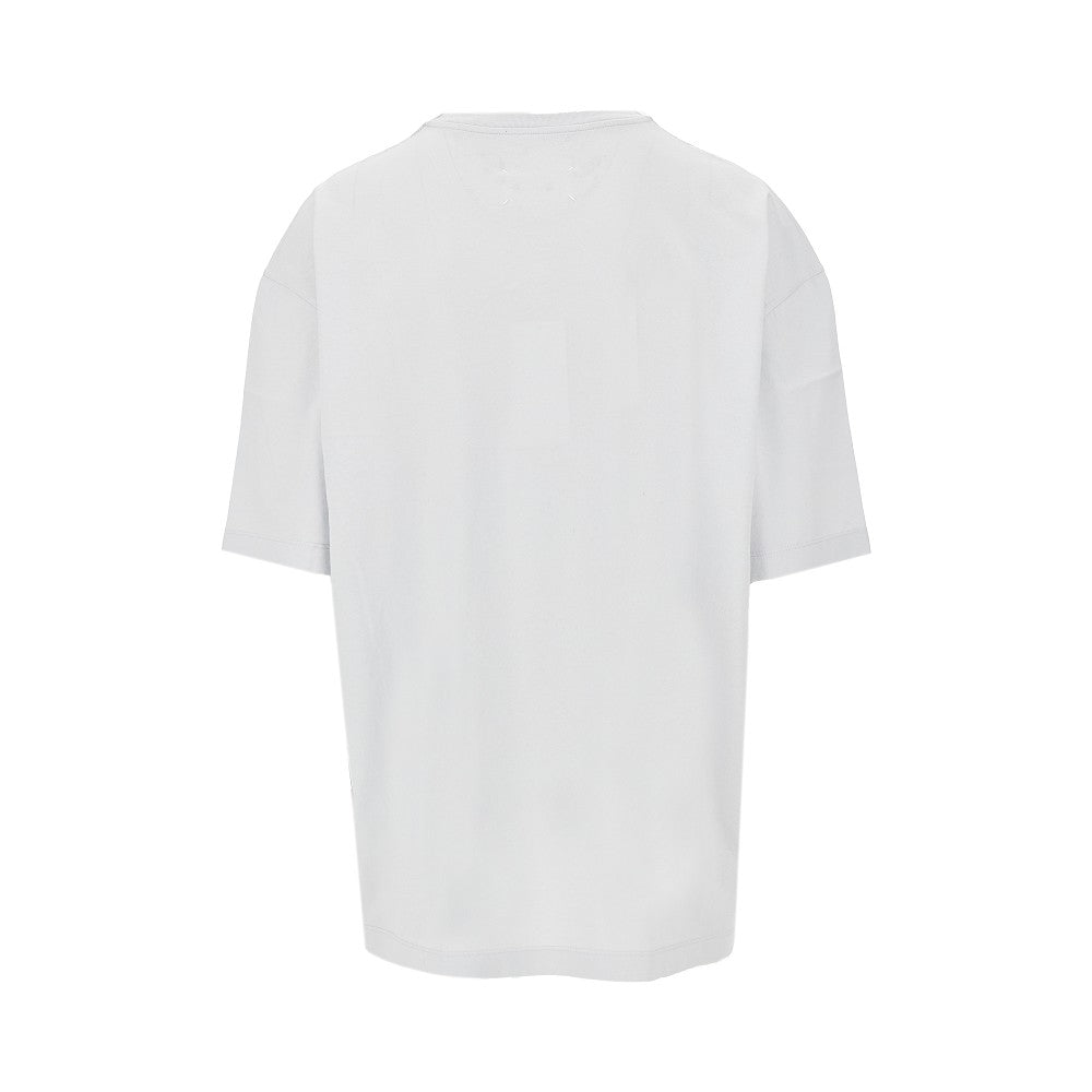 Maison Margiela Men Logo Print Oversized T-Shirt