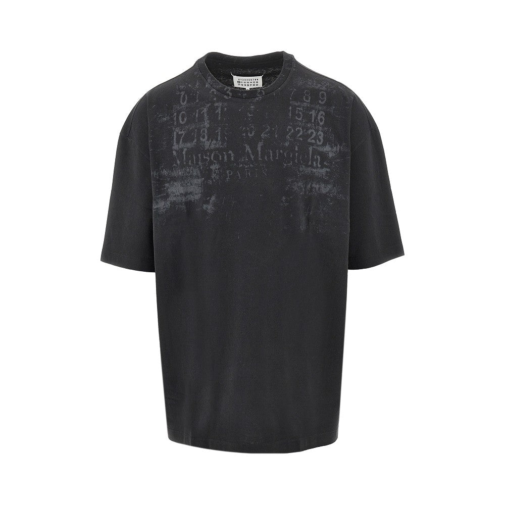 Maison Margiela Men Logo Print Oversized T-Shirt
