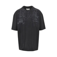 Maison Margiela Men Logo Print Oversized T-Shirt