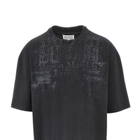 Maison Margiela Men Logo Print Oversized T-Shirt