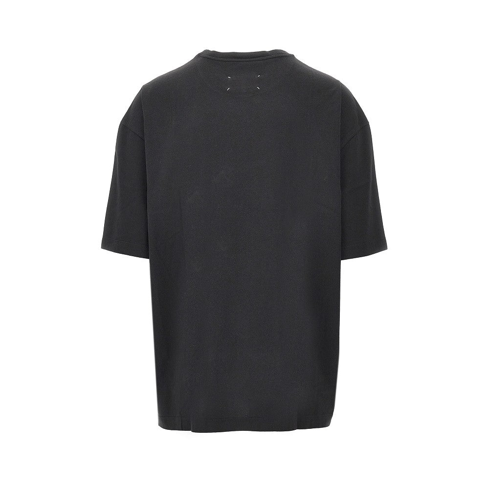 Maison Margiela Men Logo Print Oversized T-Shirt