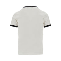 Courreges Women Cotton T-Shirt With Contrasting Trims