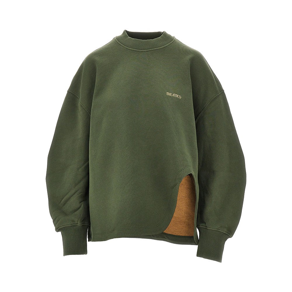 The Attico Women Oversized Sweatshirt With Moulded Hem
