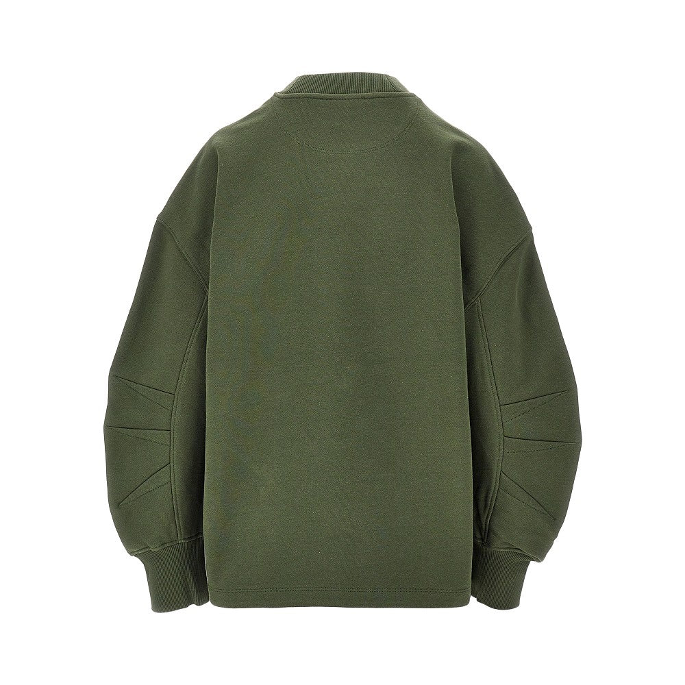 The Attico Women Oversized Sweatshirt With Moulded Hem