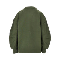 The Attico Women Oversized Sweatshirt With Moulded Hem