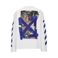 Off White Men 'Bacco Arrow Skate' Cotton T-Shirt