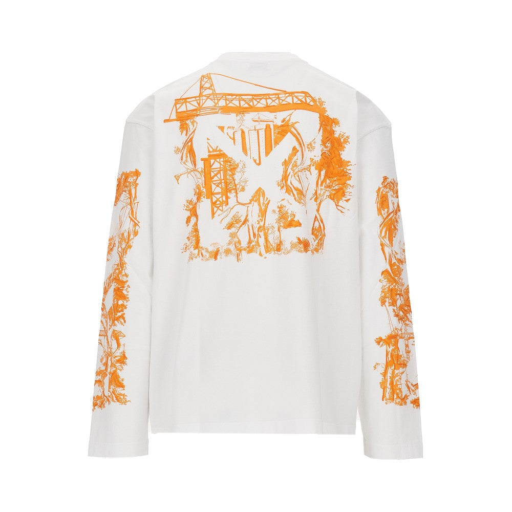 Off White Men 'City Nature' Cotton T-Shirt
