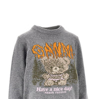 GANNI Ganni Women 'Forest Teddy' Wool-Blend Sweater