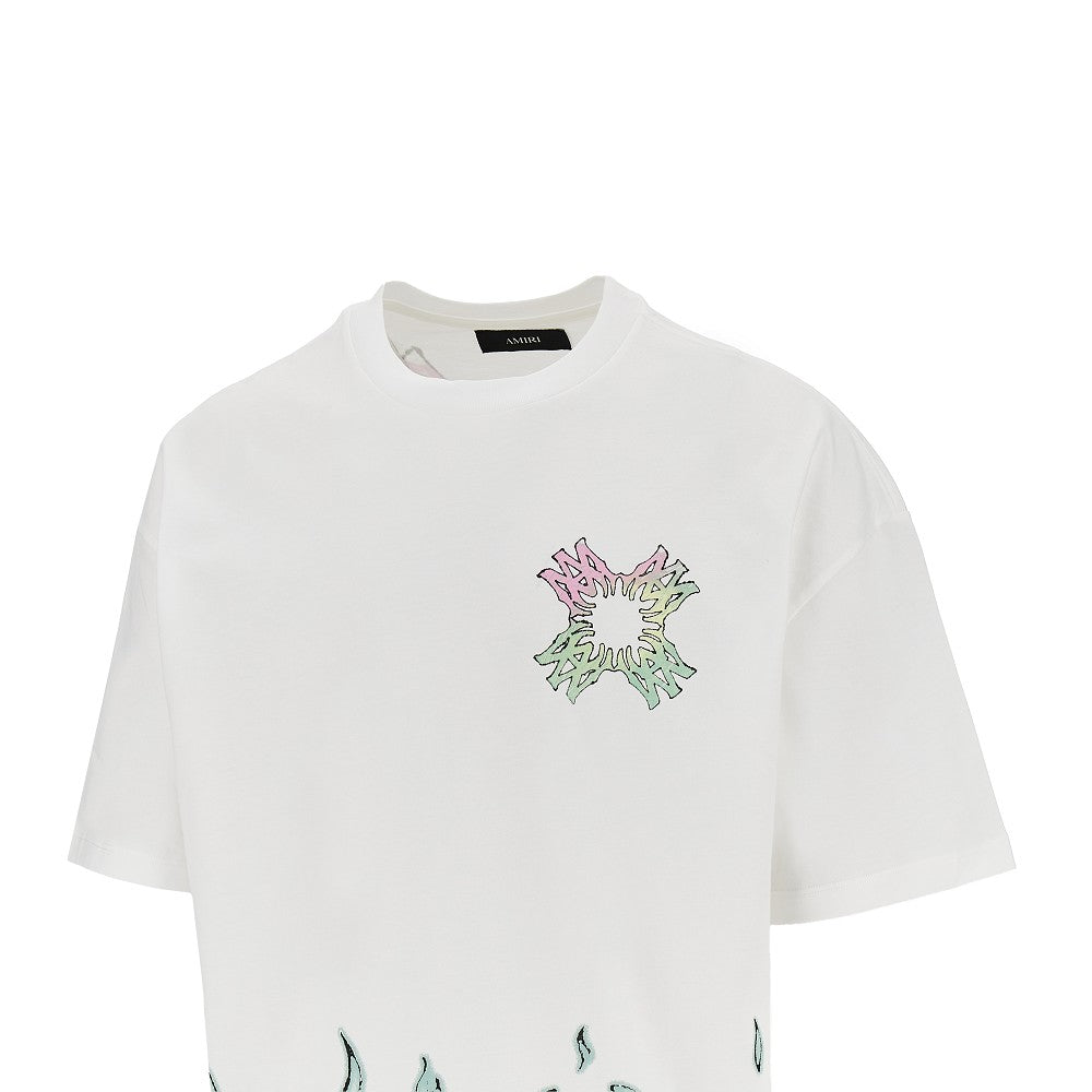 AMIRI Amiri Men Ma Quad Flames Oversized T-Shirt