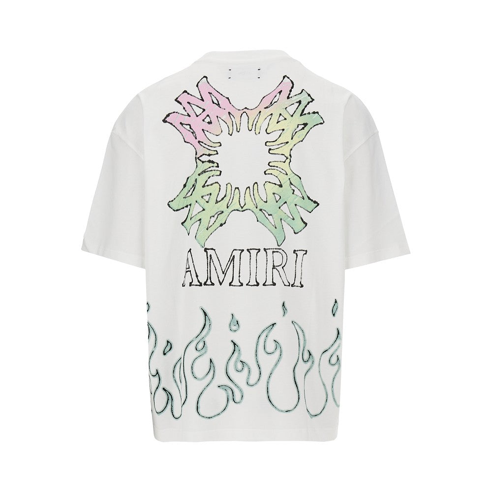AMIRI Amiri Men Ma Quad Flames Oversized T-Shirt