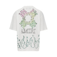 AMIRI Amiri Men Ma Quad Flames Oversized T-Shirt