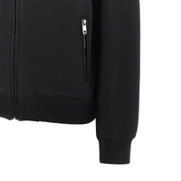 Dolce&Gabbana Men Full-Zip Hoodie With Logo Plate