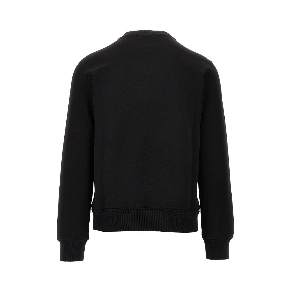 Dolce&Gabbana Men Logo Plate Crewneck Sweatshirt