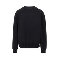 Palm Angels Men Neck Logo Print Crewneck Sweatshirt