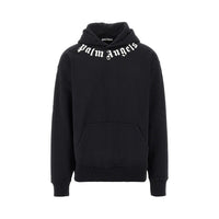 Palm Angels Men Logo Print Hoodie