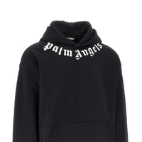 Palm Angels Men Logo Print Hoodie