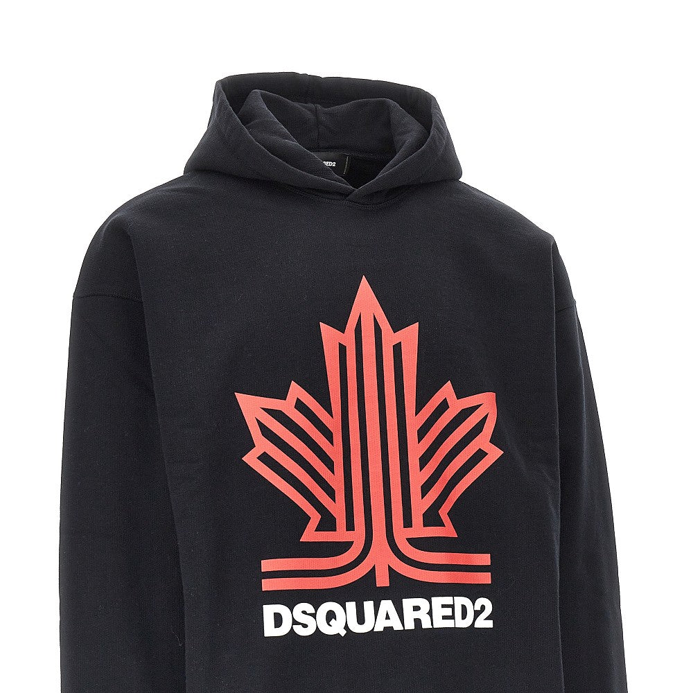 DSQUARED2 Dsquared2 Men 'Ski Leaf' Print Hoodie