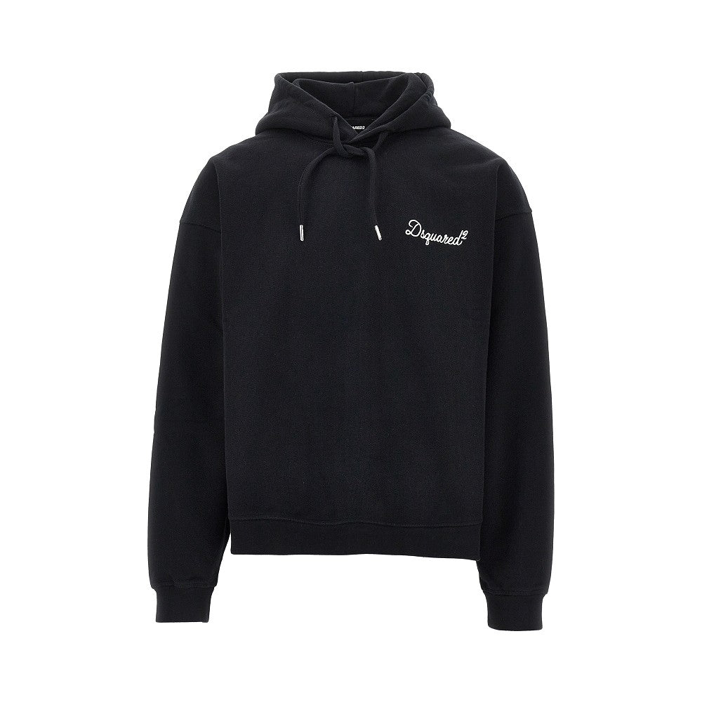 Dsquared2 Men Hoodie With Logo Embroidery