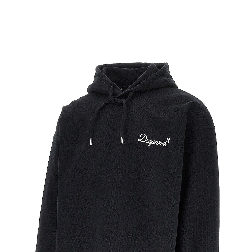 Dsquared2 Men Hoodie With Logo Embroidery