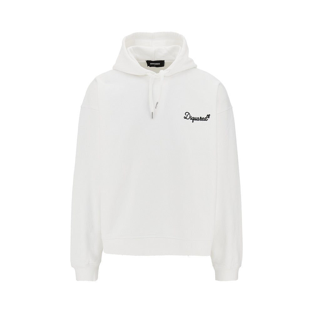 Dsquared2 Men Hoodie With Logo Embroidery