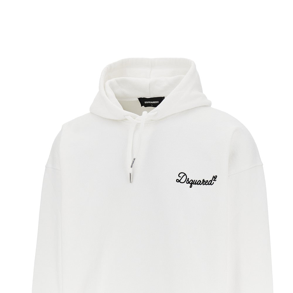 Dsquared2 Men Hoodie With Logo Embroidery