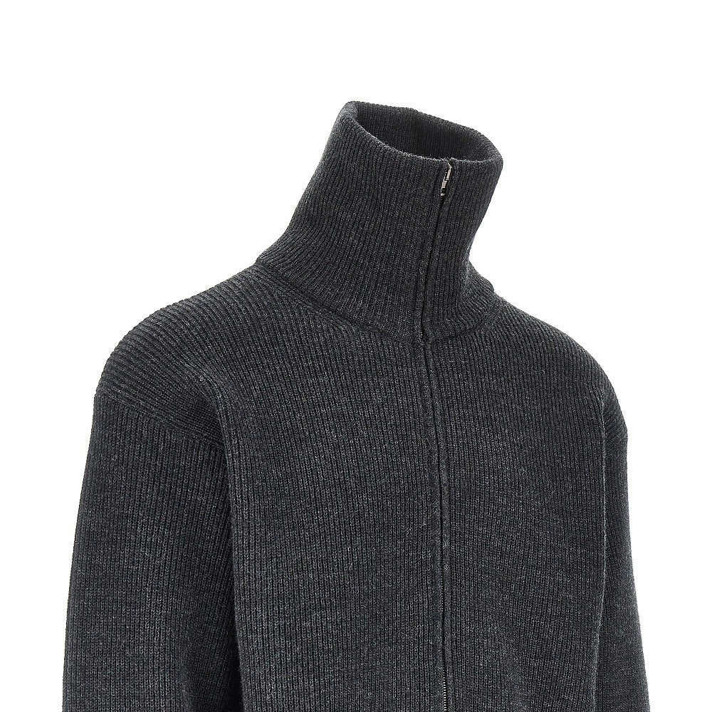 Lemaire Men Virgin Wool Full-Zip Cardigan