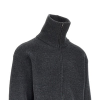 Lemaire Men Virgin Wool Full-Zip Cardigan