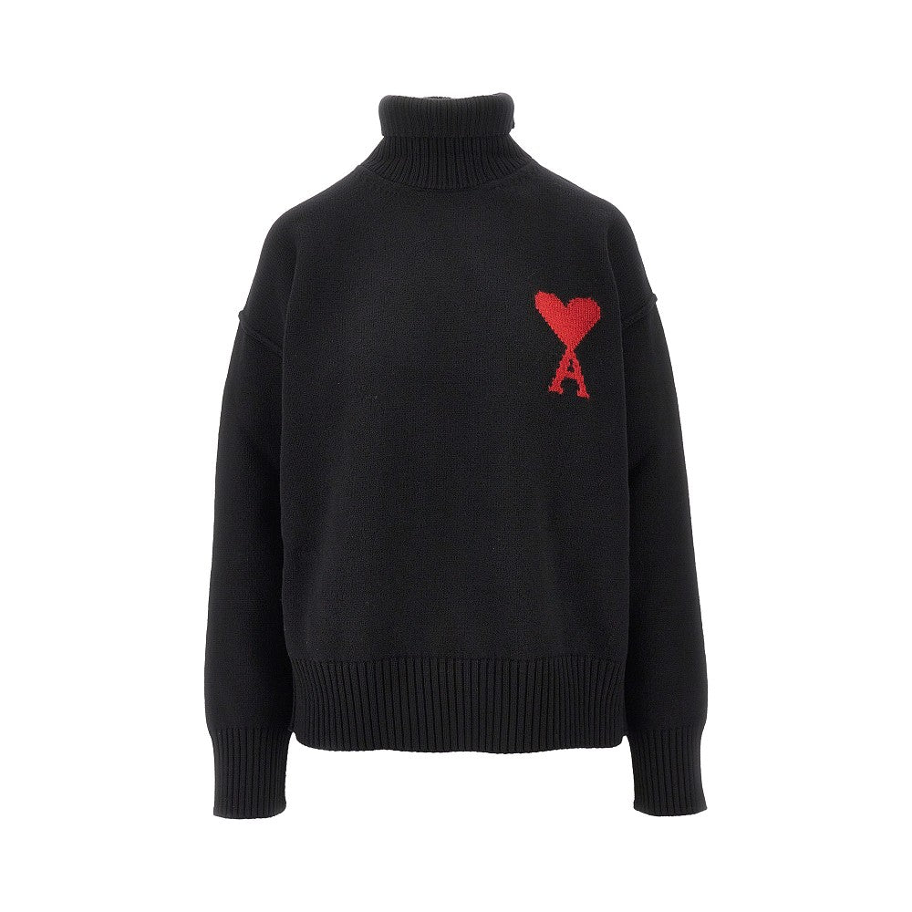 Ami Women 'Ami De Coeur' Turtleneck Sweater