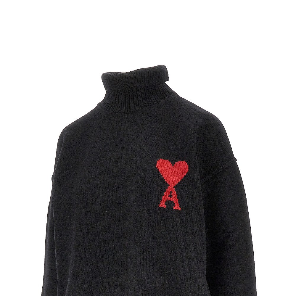 Ami Women 'Ami De Coeur' Turtleneck Sweater