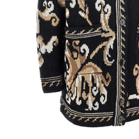 Etro Women Jacquard Wool Cardigan