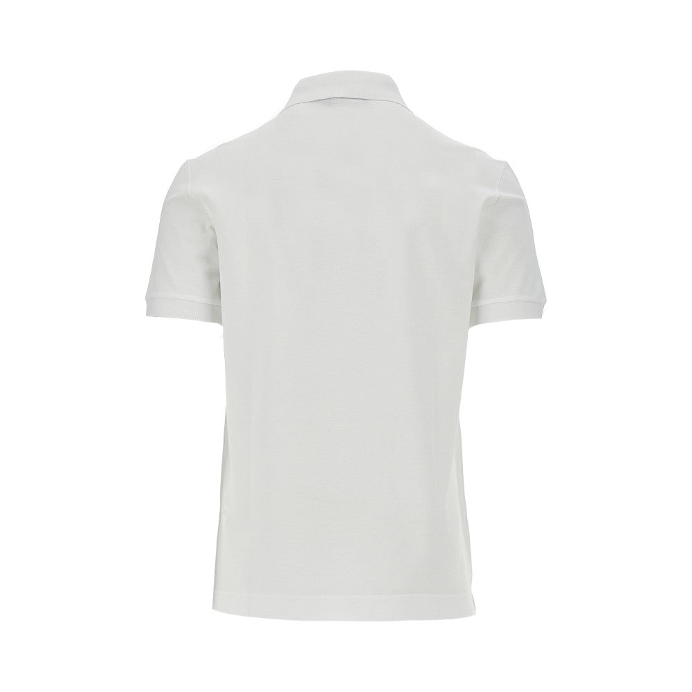 Dolce&Gabbana Men Piquet Polo Shirt With Logo Plate