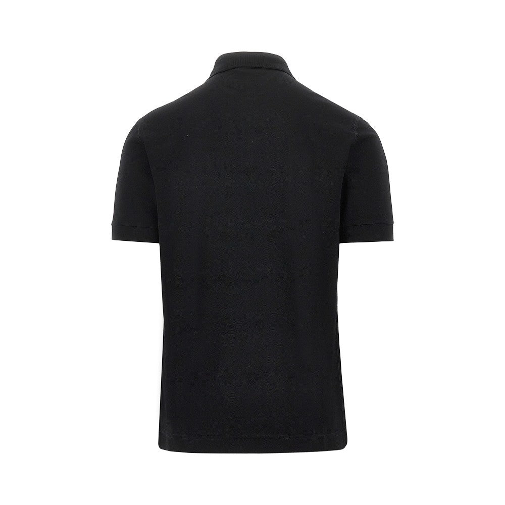 Dolce&Gabbana Men Piquet Polo Shirt With Logo Plate
